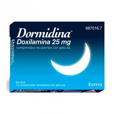 Dormidina 25 mg 14 Comprimidos Recubiertos