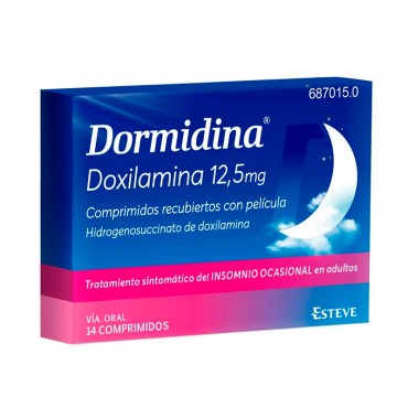 Dormidina 12,5 MG 14 Comprimidos Recubiertos