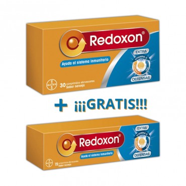 Redoxon Pack Extra Defensas 30 comprimidos efervescentes + 15 comprimidos