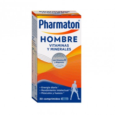 Pharmaton Hombre vitaminas y minerales 30 Comprimidos