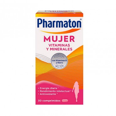 Pharmaton Mujer vitaminas y minerales 30 Comprimidos