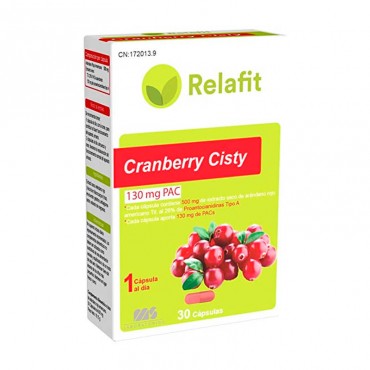 Relafit Cranberry Cisty 30 Cápsulas