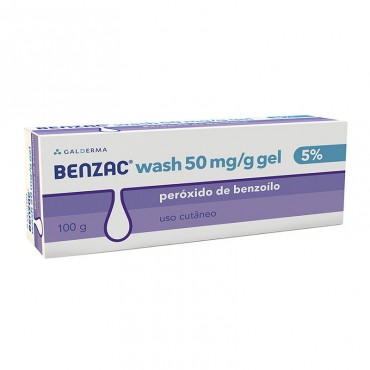 benzac wash 50 mg gel