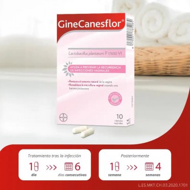 GineCanesflor 10 cápsulas vaginales 4