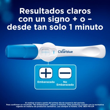 Clearblue Test de embarazo Detección rápida