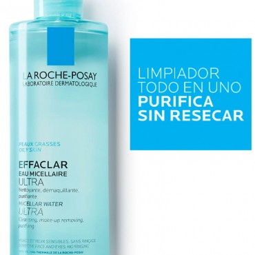 La Roche Posay Effaclar Agua Micelar Ultra 400 ml 1