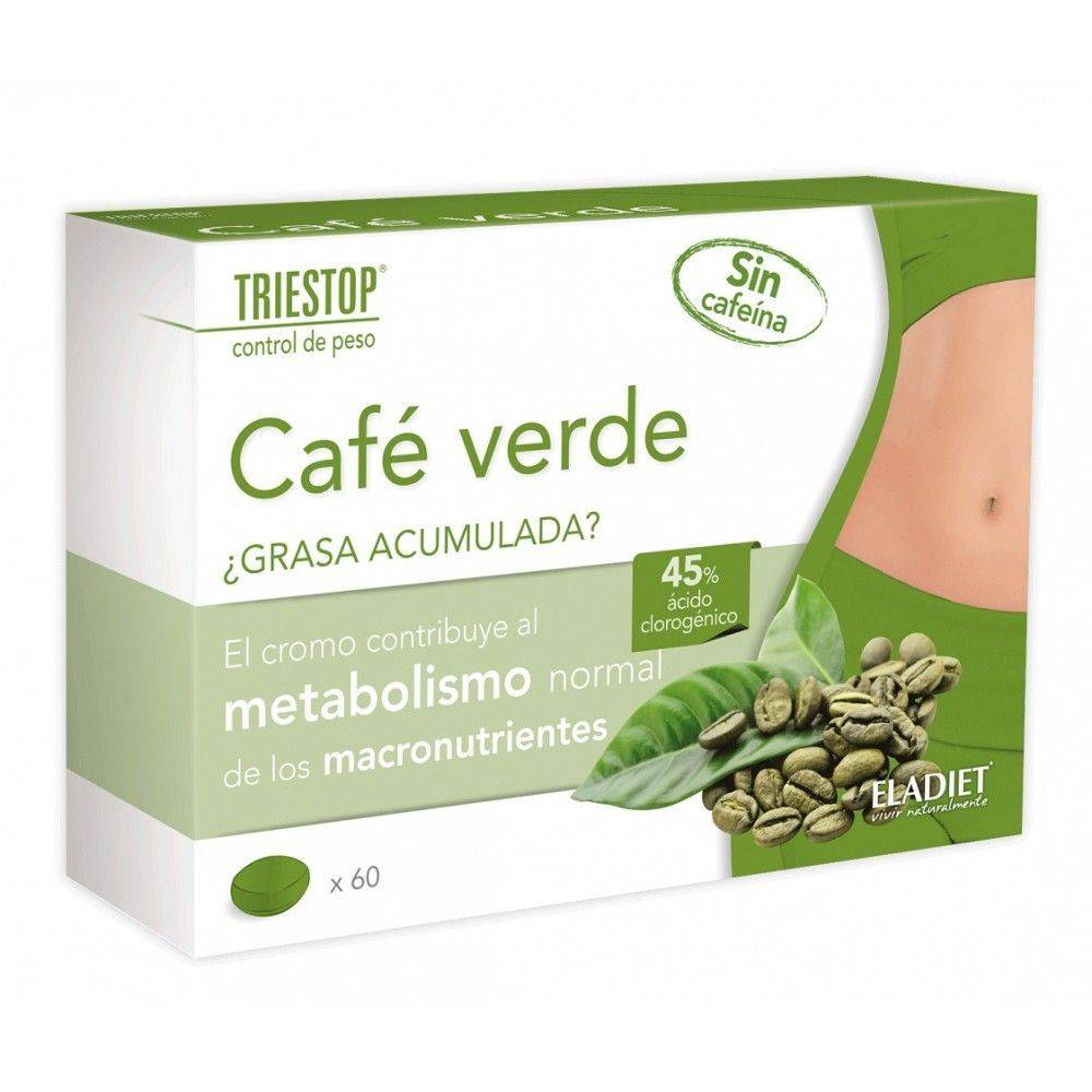 Eladiet Triestop Cafe Verde 60 Comprimidos